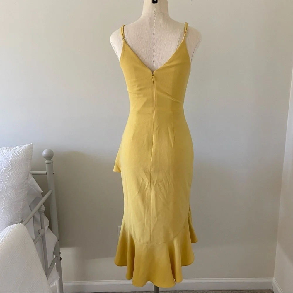 Dress The Population Anthropologie Wendy Ruffle Mini Dress - Picture 6 of 14